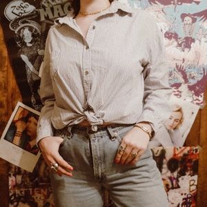 Button-Down Baby Blue Beauty